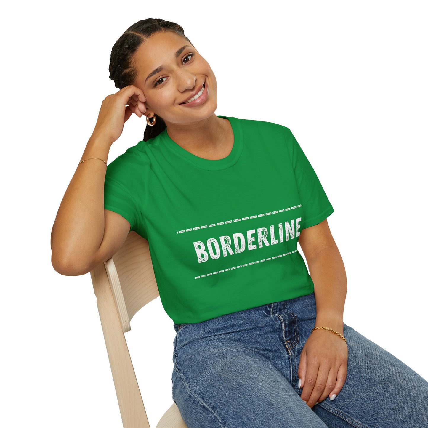 T-shirt "Borderline" - Unisex Softstyle T-Shirt