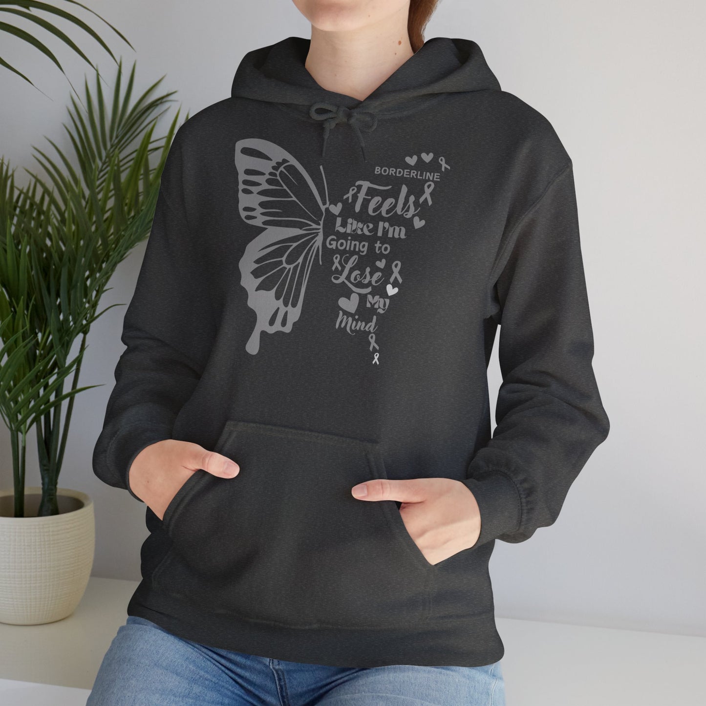 Hoodie "Le Vol Fragile de l’Esprit" - Unisex Heavy Blend™ Hooded Sweatshirt