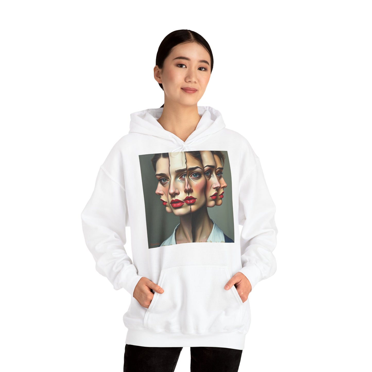 Hoodie "Reflets Fragmentés" - Unisex Heavy Blend™ Hooded Sweatshirt